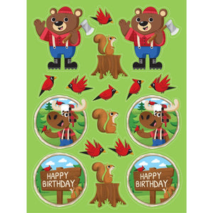 48ct Bulk Lum-Bear-Jack Value Stickers