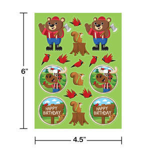 48ct Bulk Lum-Bear-Jack Value Stickers