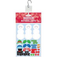 48ct Bulk Build A Snowman Stickers