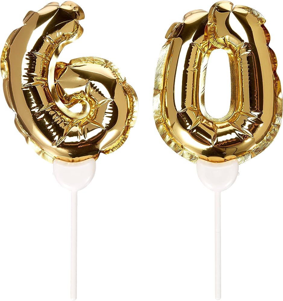 Balloon Cake Topper, 60 (Case Pack of 24)