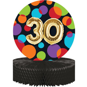 6ct Bulk Balloon Birthday Centerpiece Hc Shaped, 30