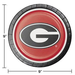 University Of Georgia Paper Plates, 8 ct by Creative Converting