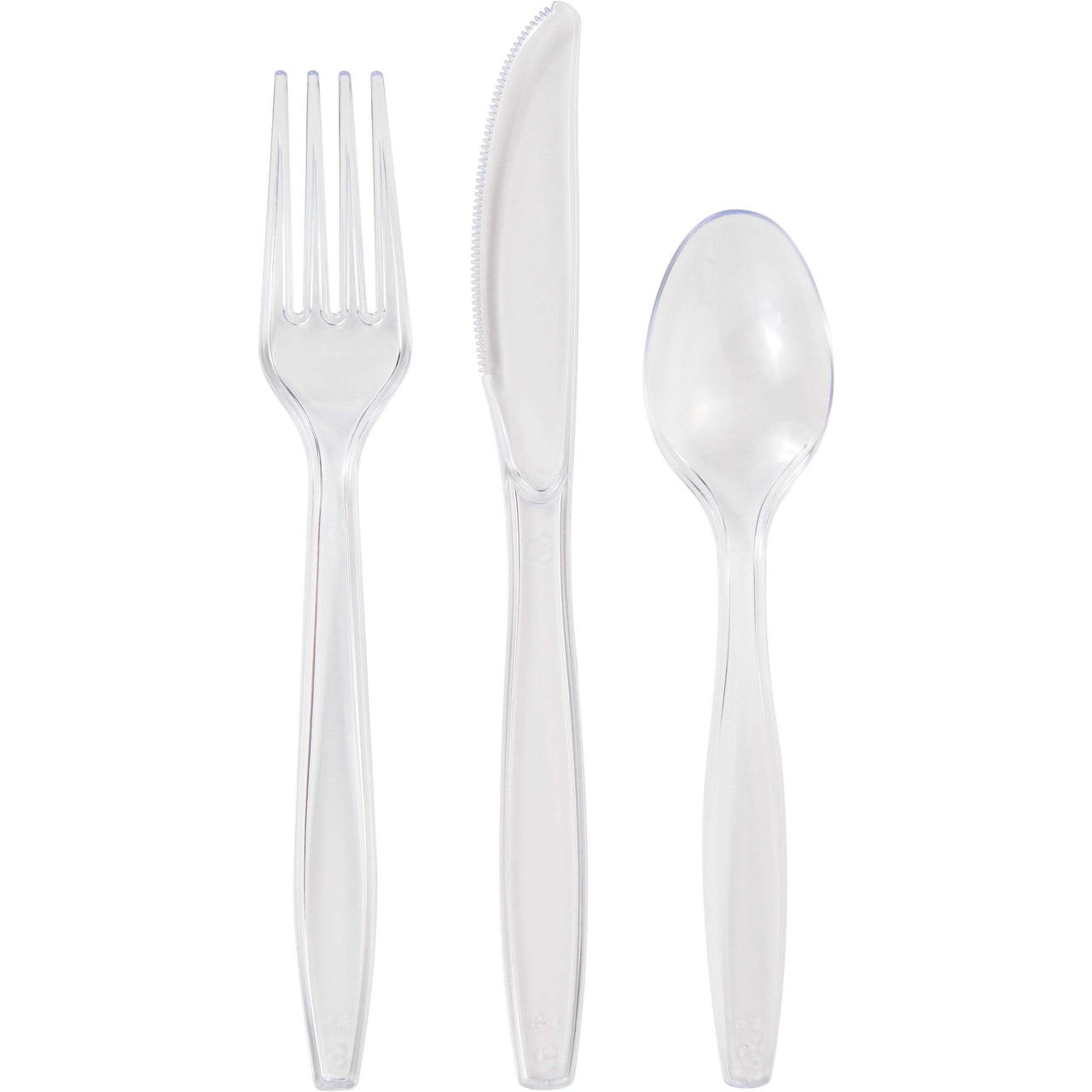 288ct Bulk Clear Assorted Cutlery