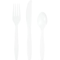 Bulk 288ct White Assorted Cutlery 