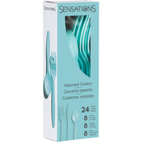 288ct Bulk Spa Blue Assorted Cutlery