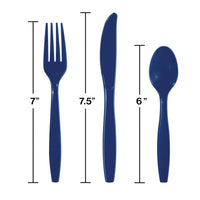 288ct Bulk Navy Assorted Cutlery