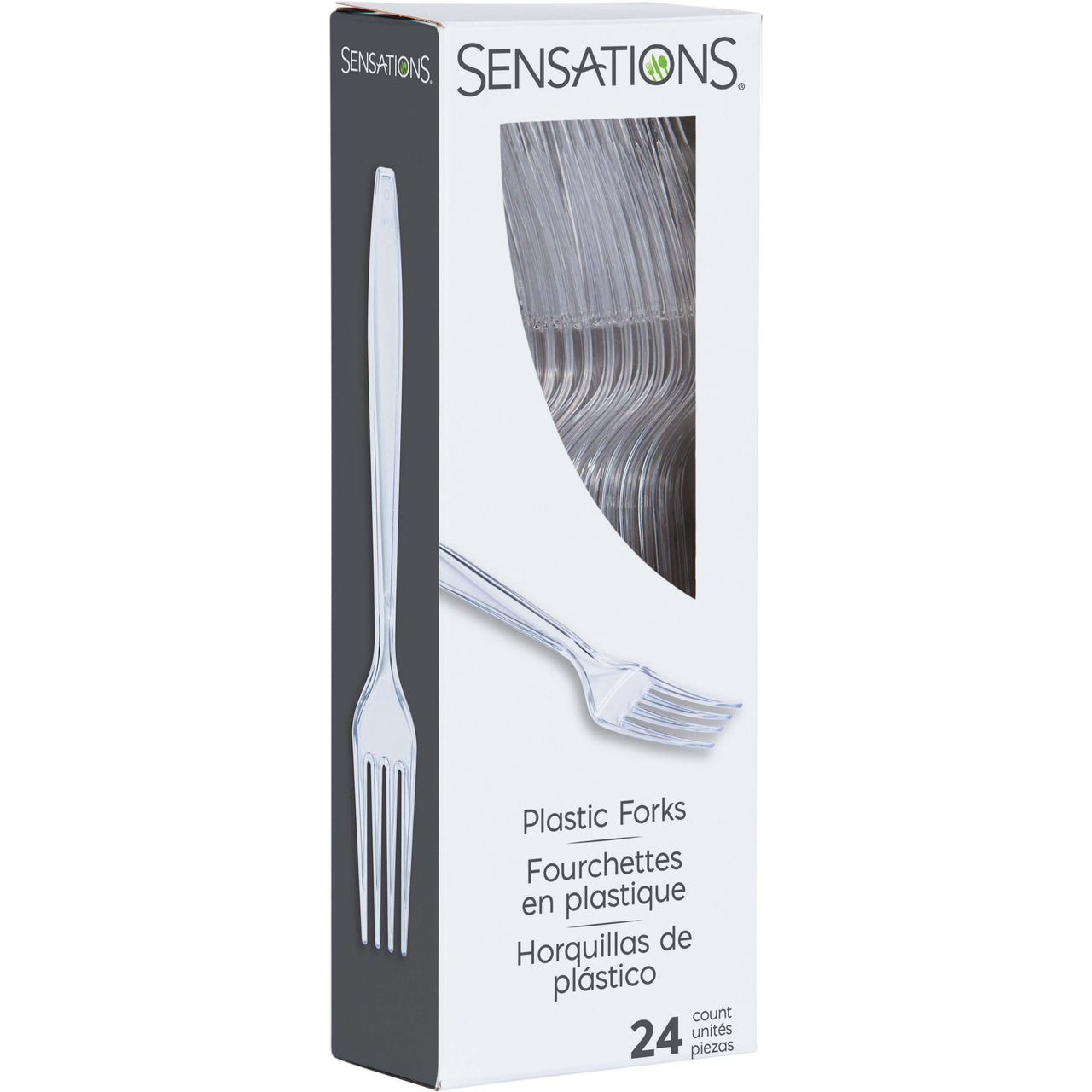 288ct Bulk Clear Forks Only