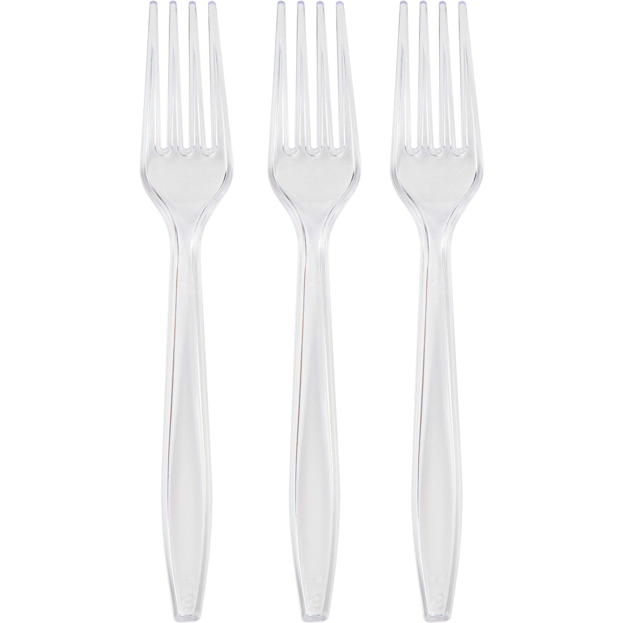 288ct Bulk Clear Forks Only