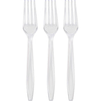 288ct Bulk Clear Forks Only
