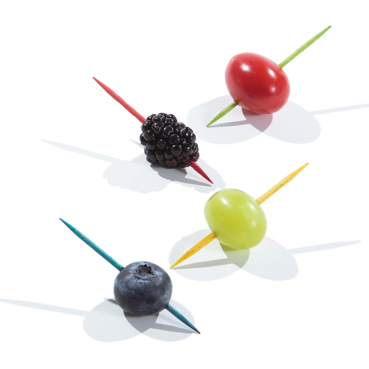 2400ct Bulk Assorted Color Wooden Toothpicks