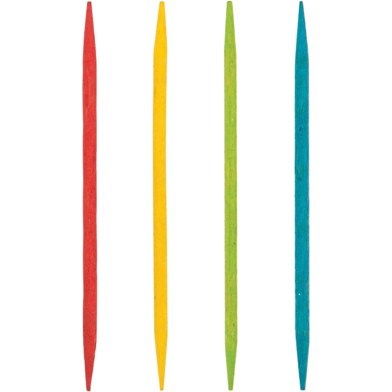 2400ct Bulk Assorted Color Wooden Toothpicks