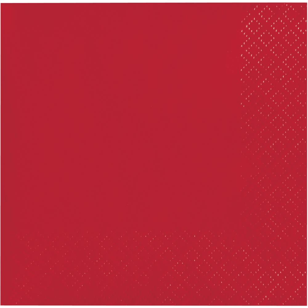 Bulk 480ct Classic Red 2Ply Beverage Napkin 