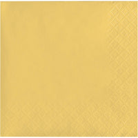 Bulk 480ct Soft Yellow 2Ply Beverage Napkin 