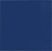 480ct Bulk Navy 2Ply Beverage Napkin