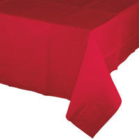 Bulk 6ct Classic Red Tablecover, 54X108