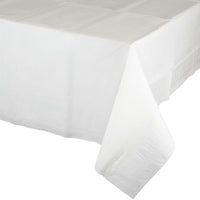 6ct Bulk White Tablecover, 54X108