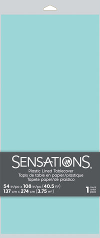 6ct Bulk Spa Blue Tablecover, 54X108
