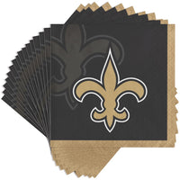 192ct Bulk New Orleans Saints Beverage Napkins