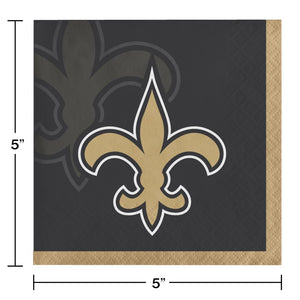 New Orleans Saints Beverage Napkins, 16 ct by Creative Converting
