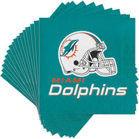 192ct Bulk Miami Dolphins Luncheon Napkins