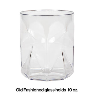 Fractal Old Fashioned Tumbler, 10 Oz (4/Pkg) by Creative Converting