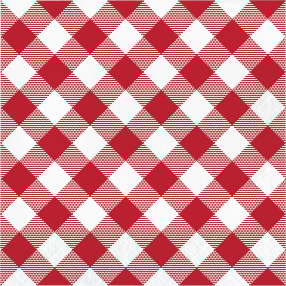 192ct Bulk Classic Gingham Luncheon Napkin