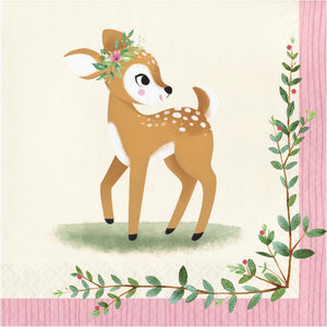 Deer Little One Luncheon Napkin (16/Pkg) by Creative Converting