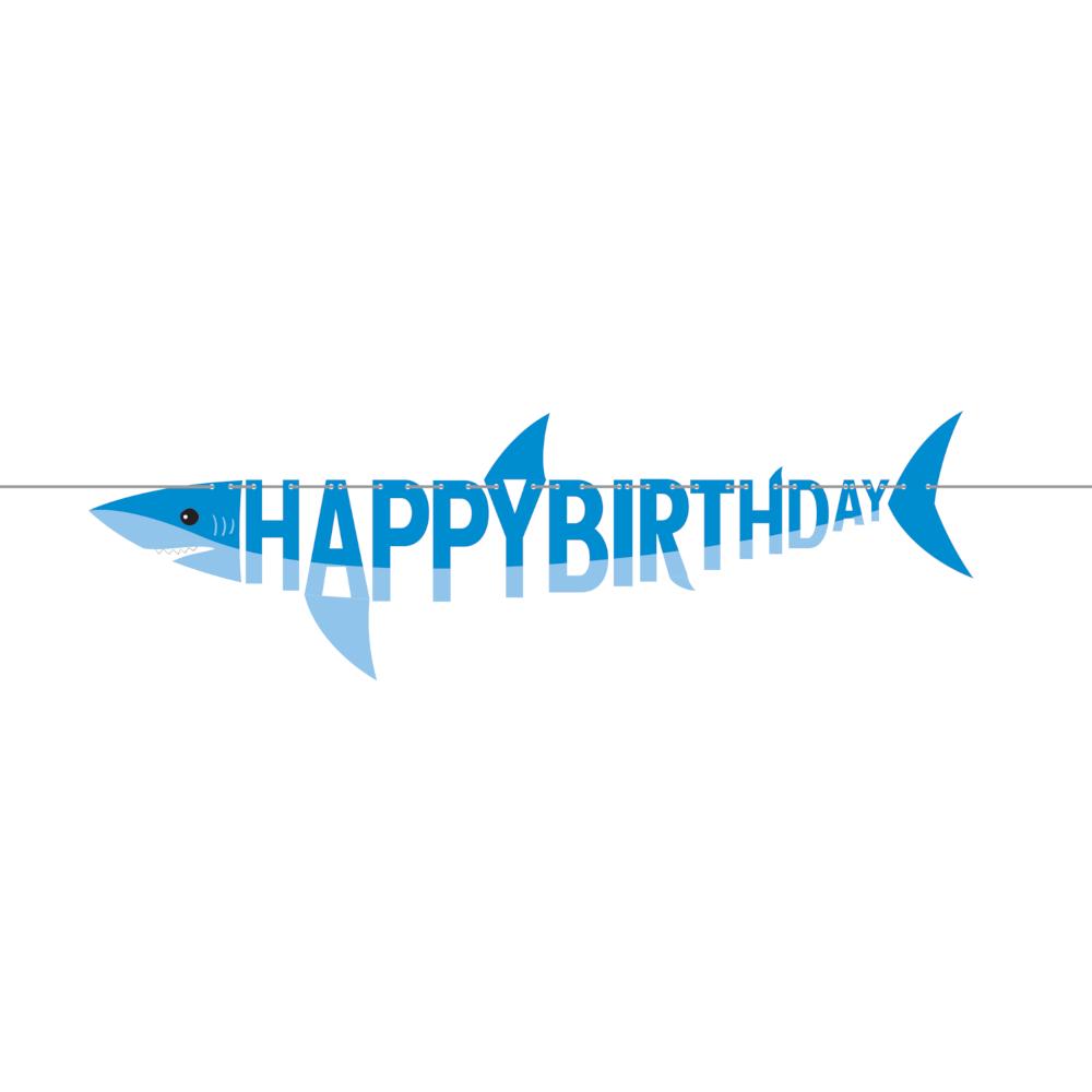 12ct Bulk Shark Party Banners