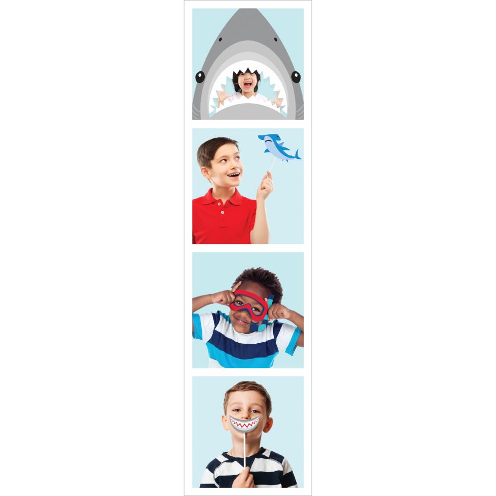 Shark Party Photo Booth Props (60 per Case) - $29.52/case