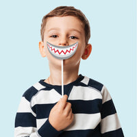 60ct Bulk Shark Party Photo Booth Props