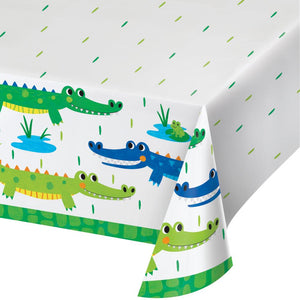 Alligator Party Paper Tablecover All Over Print, 54" X 102" (1/Pkg) by Creative Converting