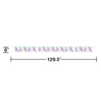 12ct Bulk Tie Dye Party Happy Birthday Banners