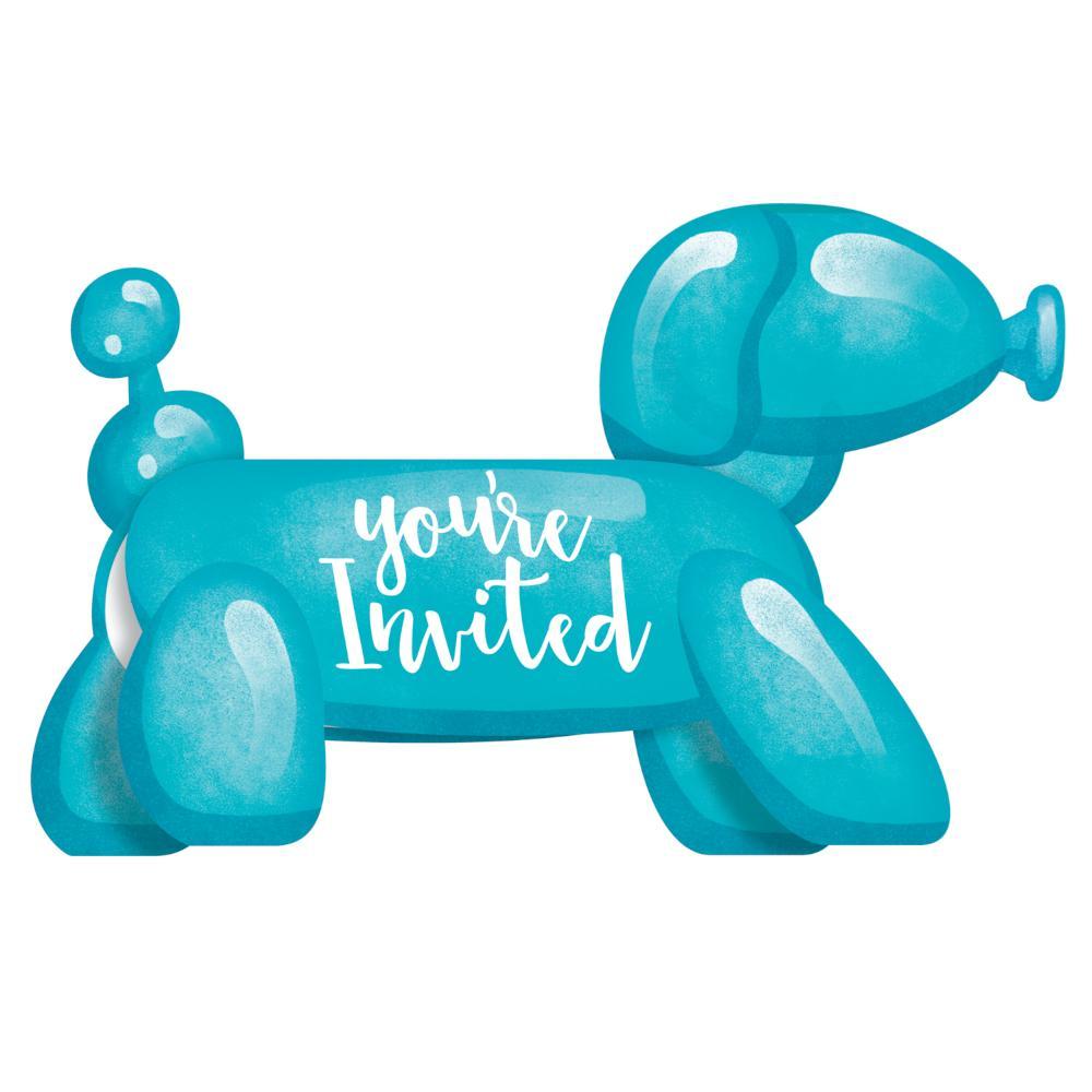 Party Balloon Animal Invitations, 8 ct Party Supplies by Creative Converting