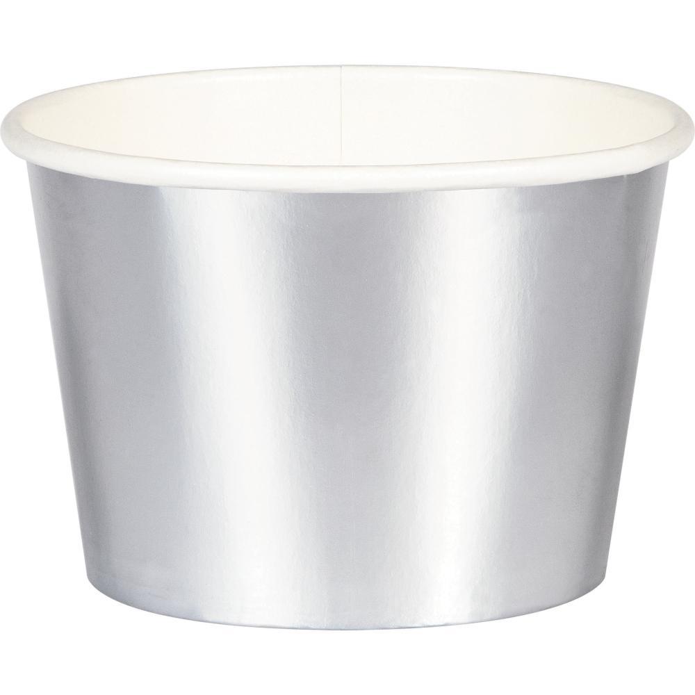 Silver Foil Treat Cups, 8 ct Party Supplies by Creative Converting