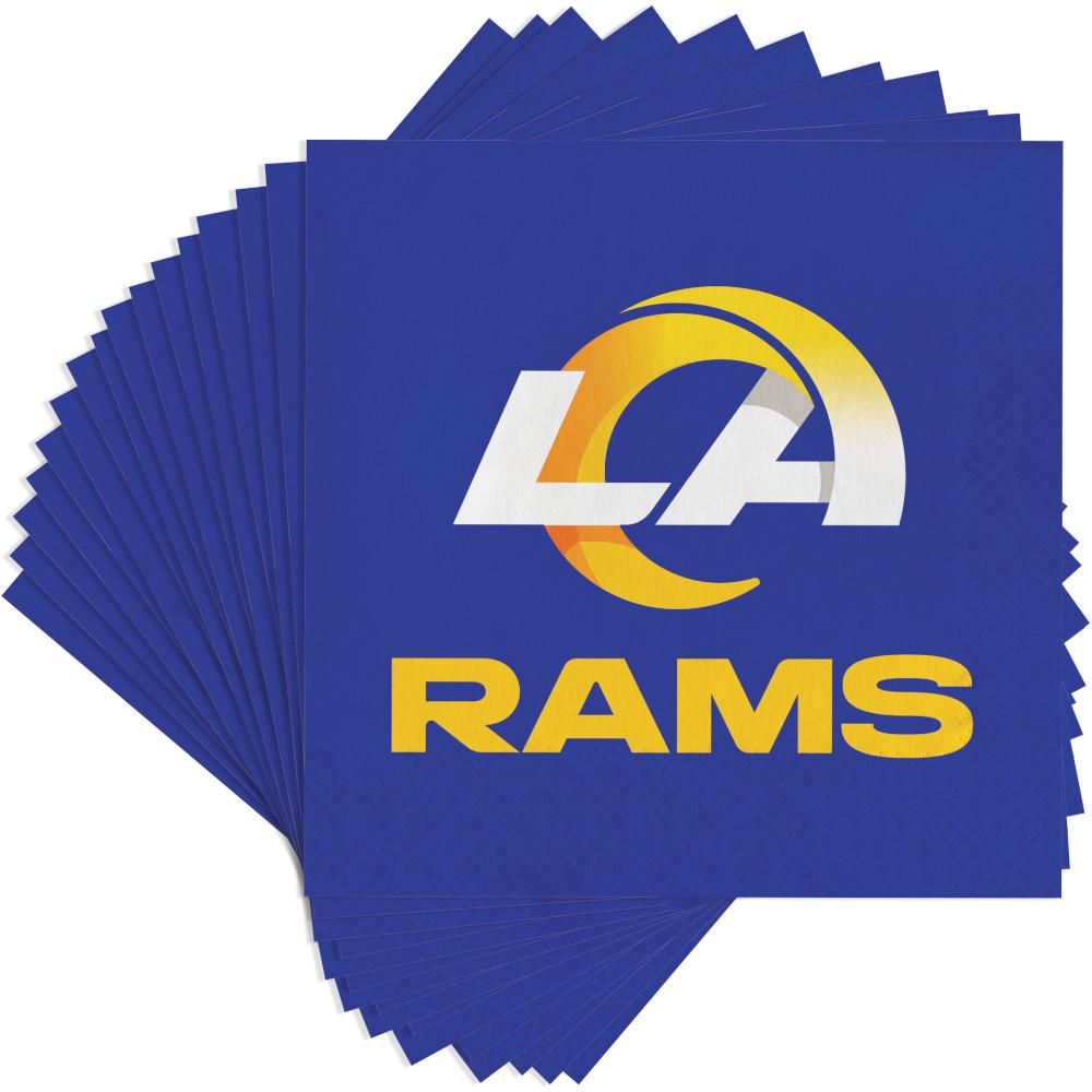 192ct Bulk Los Angeles Rams Luncheon Napkins