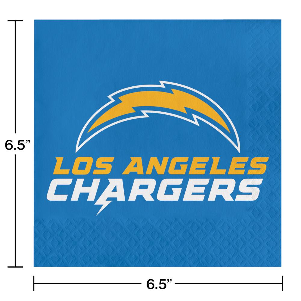 192ct Bulk Los Angeles Chargers Luncheon Napkins