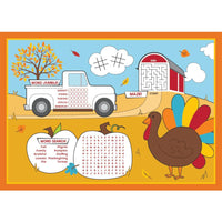 96ct Bulk Fall Fun Activity Placemats