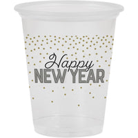 96ct Bulk Happy New Year Plastic Cups