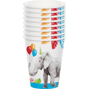96ct Bulk Party Animals Paper Cups