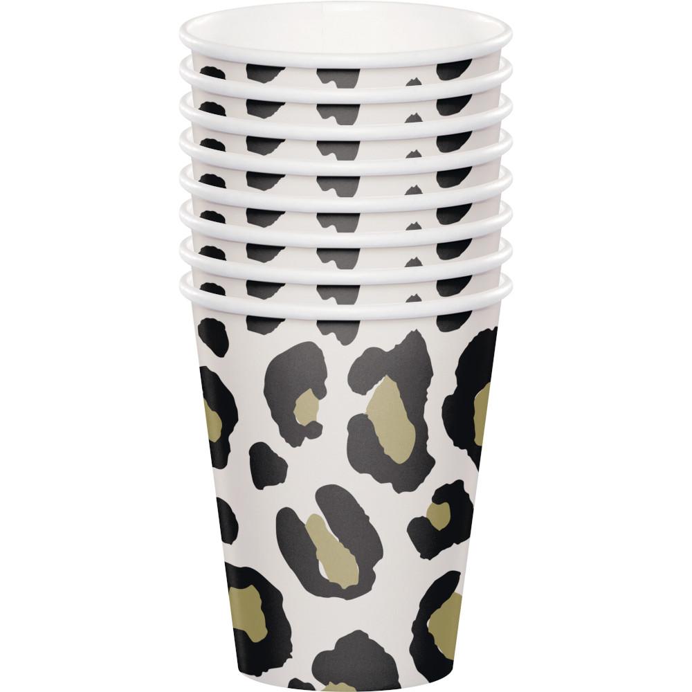 96ct Bulk Leopard Paper Cups