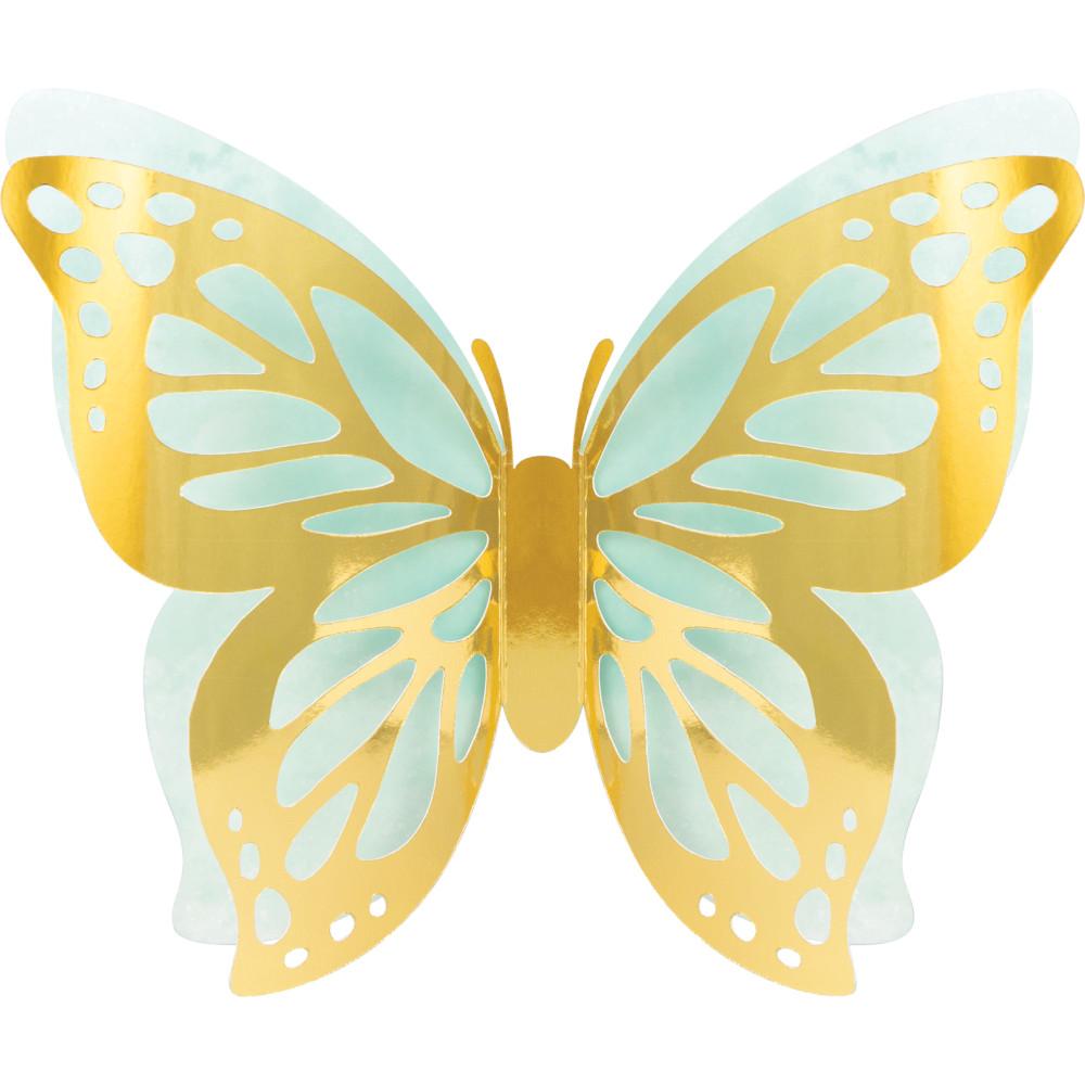 Golden Butterfly Wall Decor (18/Case) - $29.70/case