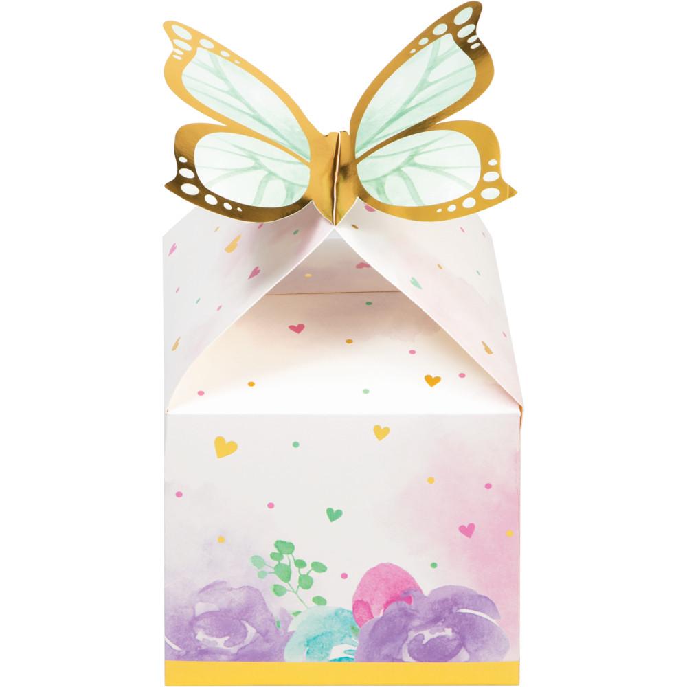 48ct Bulk Golden Butterfly Favor Boxes