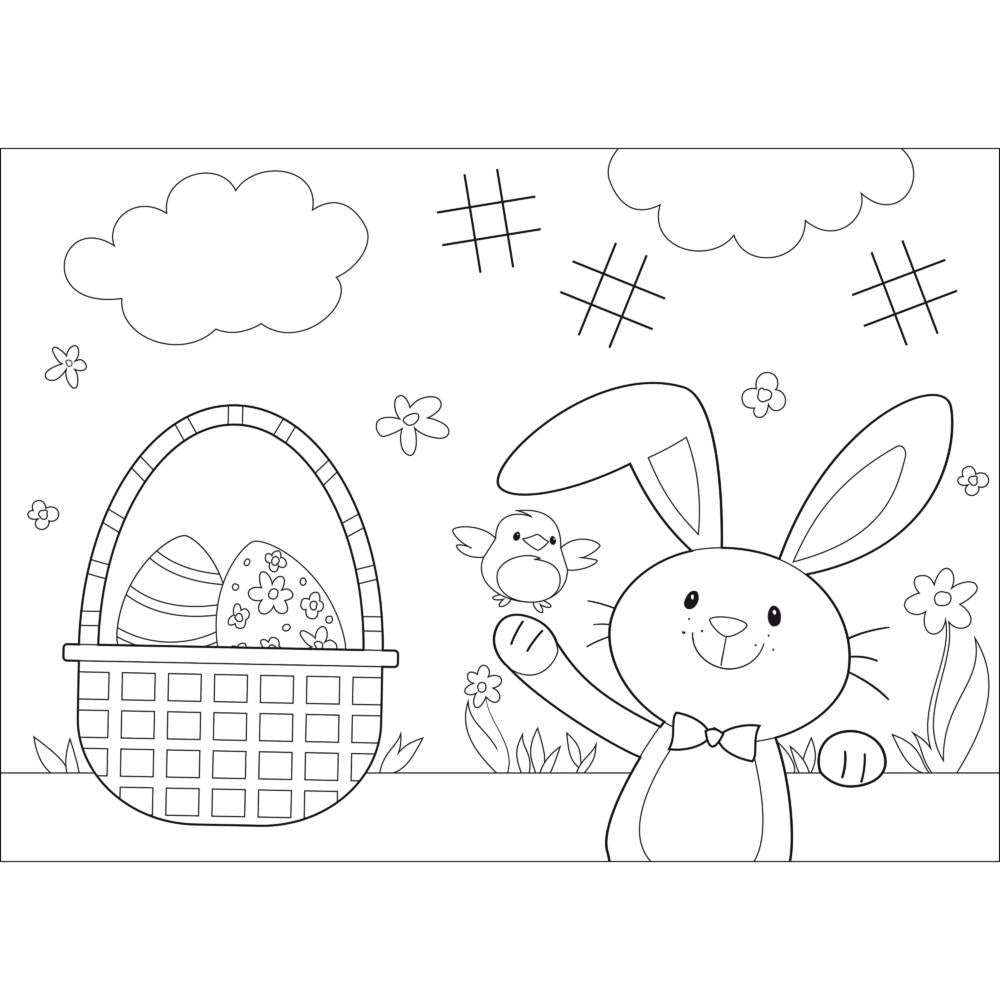 96ct Bulk Easter Activity Placemats