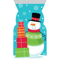 144ct Bulk Snowman Favor Bags with Zipper