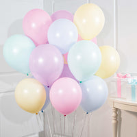 180ct Bulk Assorted Pastel Balloon Bunch