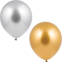 144ct Bulk Gold and Silver Balloon Bunch