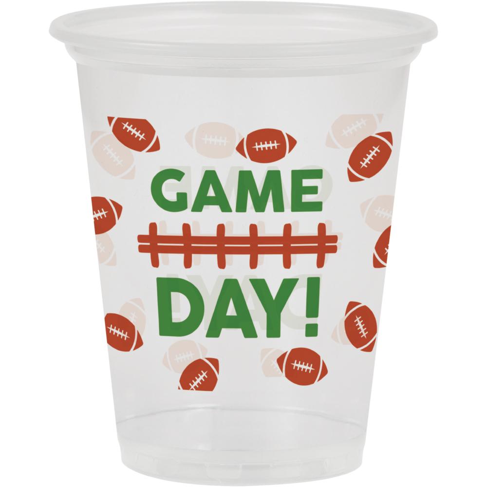 96ct Bulk Football Plastic Cup 16 oz