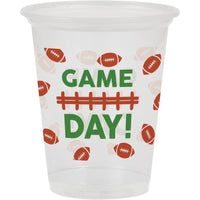 96ct Bulk Football Plastic Cup 16 oz