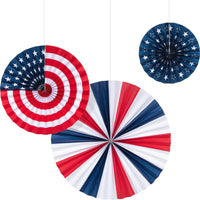 Bulk Case of Patriotic Fans PR 16