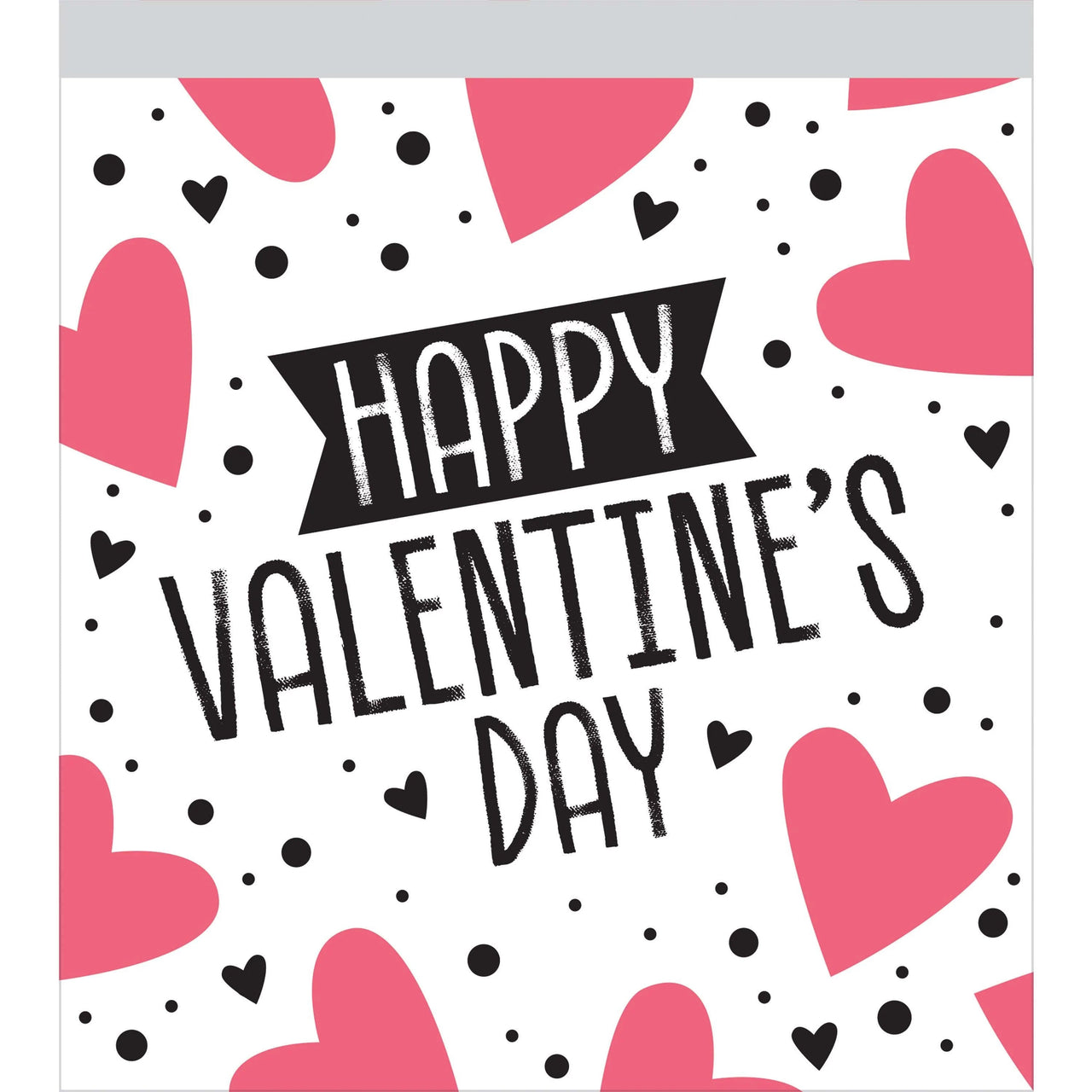 Bulk Case of Happy Valentine's Day Sandwich Bag with Zipper